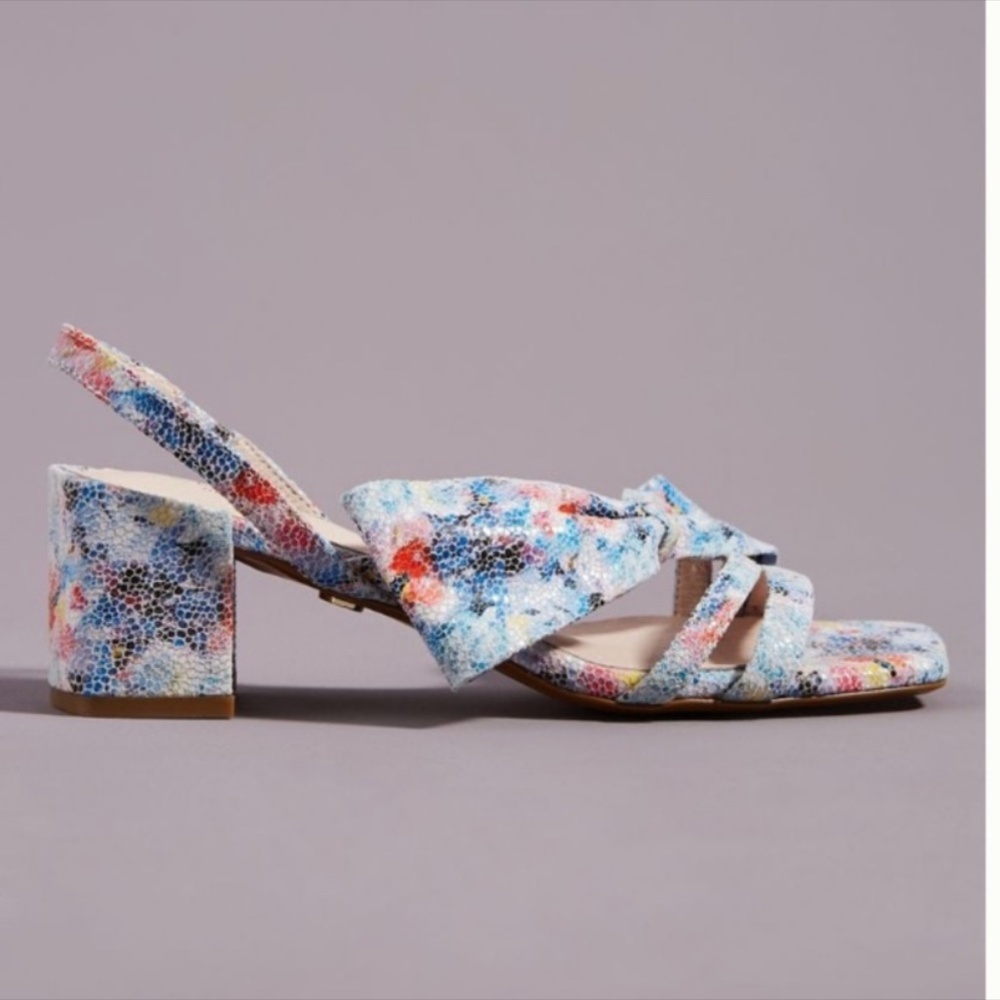 Anthropologie Cecelia NWT York Cosette Heels Size 7,5 (7M) - Picture 1 of 11